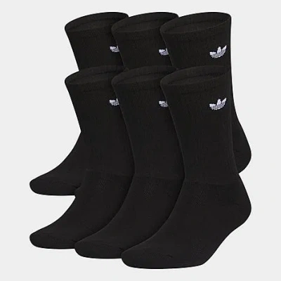 Adidas Originals Adidas 6-pack Trefoil 2.0 Quarter Crew Socks In Multi