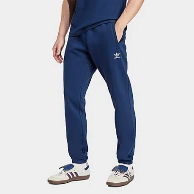 Adidas Originals Men's Originals Trefoil Essentials Fleece Jogger Pants In Blue