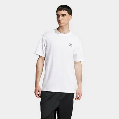 Adidas Originals Men's Originals Trefoil Essentials T-shirt In White