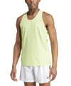 Adidas Originals Men's Own The Run Moisture-wicking Tank Top In Black