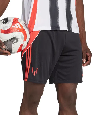Adidas Originals Men's Performance Messi 8" Shorts In Black
