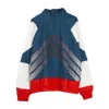 Adidas Originals Men's Pull-on Windbreaker V Stripes Wb In Blue/hi Res Red