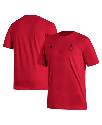 Adidas Originals Men's Red Belgium National Team Crest T-shirt