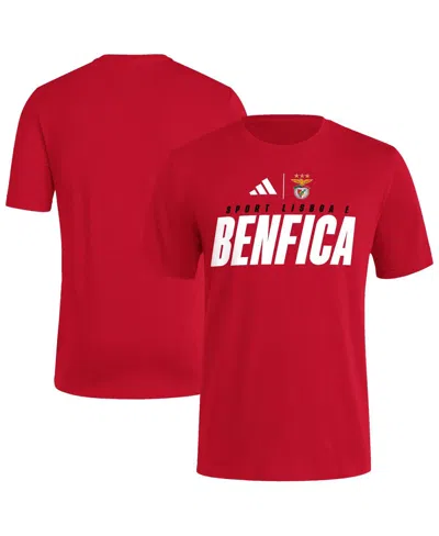 Adidas Originals Men's Red Benfica 2025 Club World Cup Fresh T-shirt