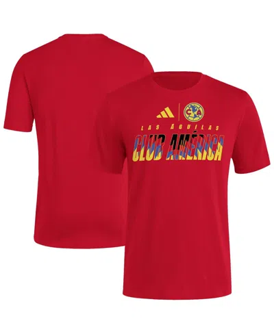 Adidas Originals Men's Red Club America Leagues Cup T-shirt