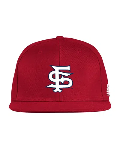 Adidas Originals Men's Red Fresno State Bulldogs On-field Fitted Hat