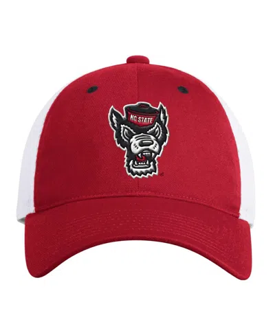 Adidas Originals Men's Red Nc State Wolfpack Mascot Slouch Trucker Adjustable Hat