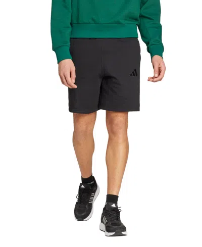 Adidas Originals Men's Regular Fit Fleece Shorts In Black
