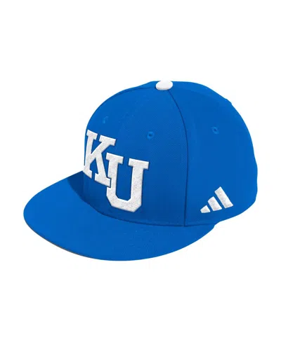 Adidas Originals Men's Royal Kansas Jayhawks On-field Fitted Baseball Hat