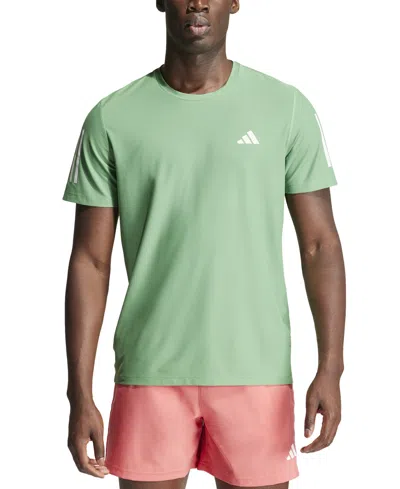 Adidas Originals Men's Running Shirt In Preloved Green