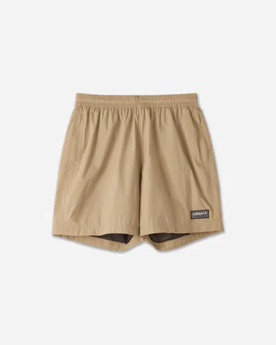 Adidas Originals Men S Hudswell Spzl Shorts Cardboard In Brown
