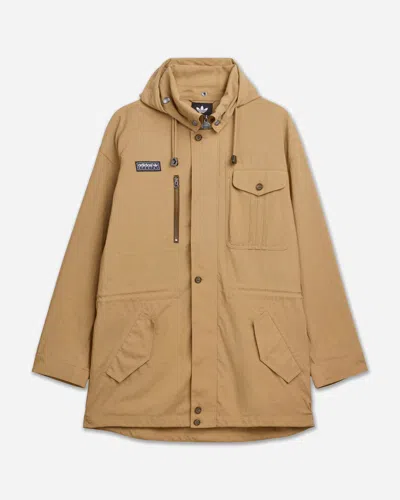 Adidas Originals Men S Longridge Spzl Parka Cardboard In Brown