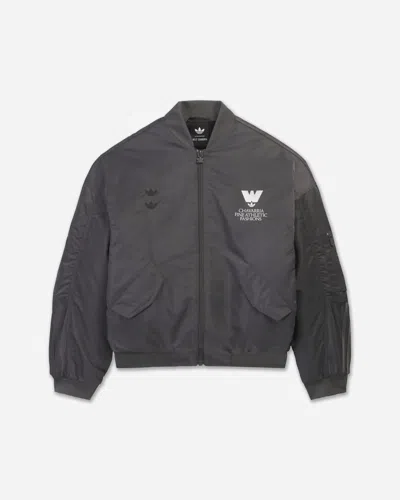 Adidas Originals Men S Willy Chavarria Bomber Jacket In Gray
