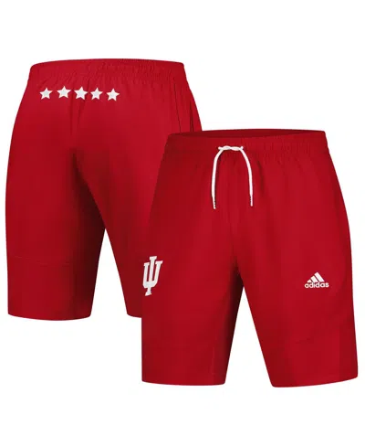 Adidas Originals Men's Scarlet Indiana Hoosiers Swingman Replica Basketball Shorts In Crimson