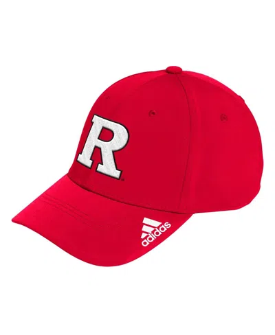 Adidas Originals Men's Scarlet Rutgers Scarlet Knights Locker Room Logo Flex Hat