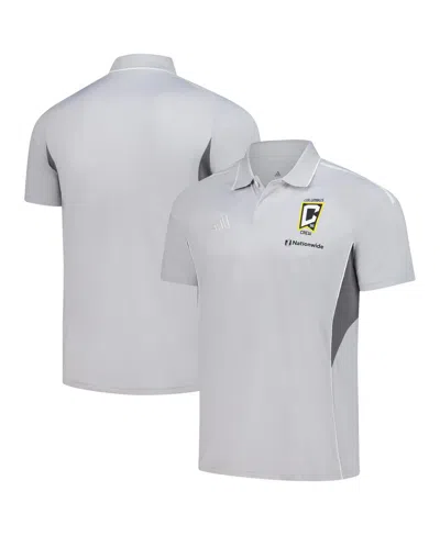 Adidas Originals Adidas Silver Columbus Crew 2025 Training Polo In Gray