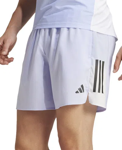 Adidas Originals Men's Stripe Logo Shorts In Vioton