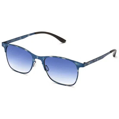 Adidas Originals Men's Sunglasses Adidas Aom001-whs-022  52 Mm Gbby2 In Blue