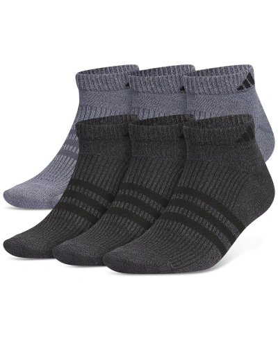 Adidas Originals Adidas 6-pack Superlite Super No-show Performance Socks In Med Gray