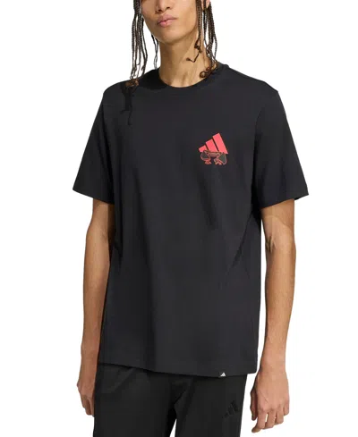 Adidas Originals Men's Take Out Graphic T-shirt In Black