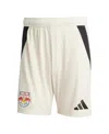 Adidas Originals Men's Tan New York Red Bulls Away 2025 Stone Kit Authentic Shorts