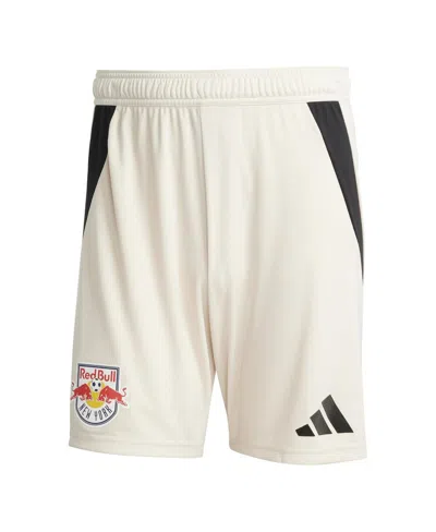 Adidas Originals Men's Tan New York Red Bulls Away 2025 Stone Kit Authentic Shorts