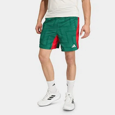 Adidas Originals Men's Tech Intensity Allover Print Training Shorts In Green