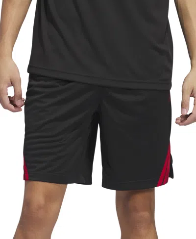 Adidas Originals Men's Three-stripes Legends Basketball Shorts 9" In Black,tepo