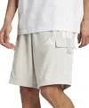 Adidas Originals Men's Three-stripes Tiro 9" Cargo Shorts In Wonalu,whi