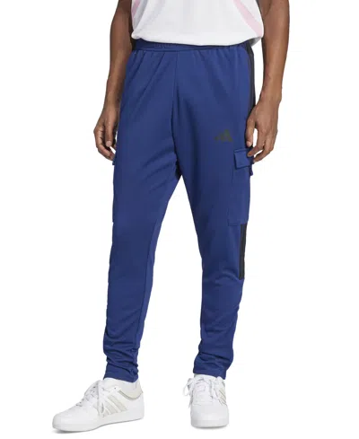 Adidas Originals Men's Three-stripes Tiro Cargo Pants In Blue