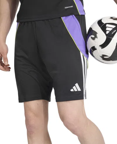 Adidas Originals Men's Tiro 24 Moisture-wicking Drawstring 8" Shorts In Multi