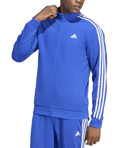 Adidas Originals Men's Tricot Track Jacket In Lucid Blue,white