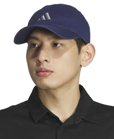 Adidas Originals Men's Ultimate 3 Embroidered Logo Cap In Dark Blue,grey
