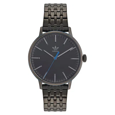 Adidas Originals Adidas Unisex Three Hand Code One Gunmetal Gray Stainless Steel Bracelet Watch 38mm