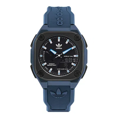 Adidas Originals Men's Watch Adidas Aost22545 ( 45 Mm) Gbby2 In Blue