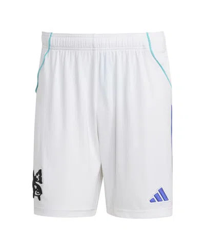 Adidas Originals Men's White Seattle Sounders Fc 2025 Archive Collection Authentic Shorts