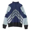 Adidas Originals Men's Windbreaker V Stripes Wb Blue/carbon/ash Grey In Blue/carbon/ash Grey