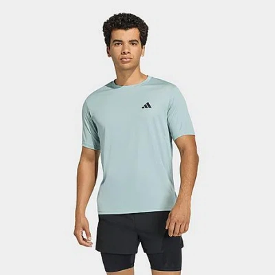 Adidas Originals Men's Workout Essentials Base T-shirt In Blue