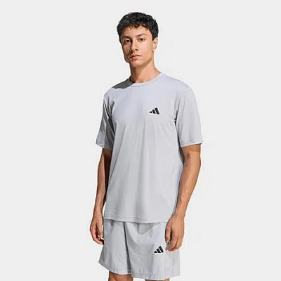 Adidas Originals Men's Workout Essentials Feelready T-shirt In Gray