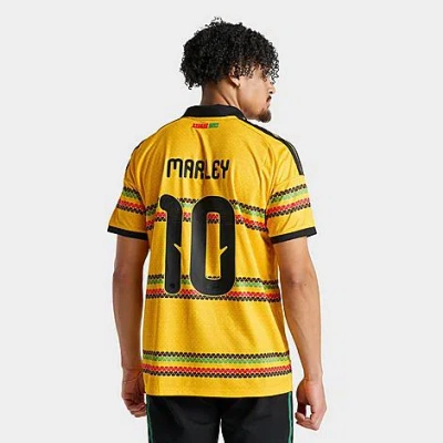 Adidas Originals Men's X Bob Marley Jamaica 26 Home Replica Soccer Jersey In Orange