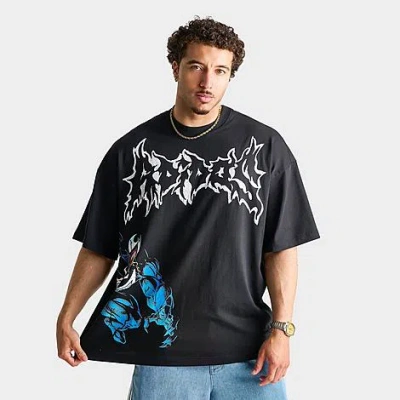 Adidas Originals Men's X Marvel Venom Graphic T-shirt In Black