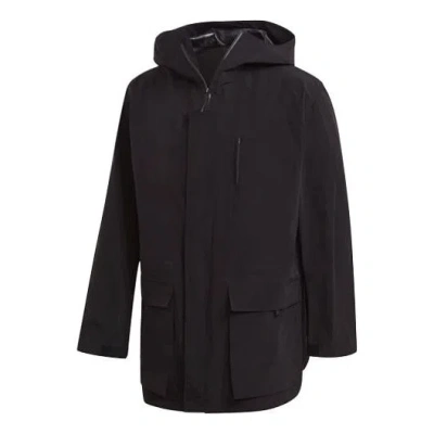Adidas Originals Men's Y-3 Casual Hooded Windproof Jacket Black