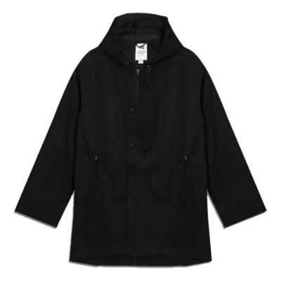 Adidas Originals Men's Y-3 Cl Nyl Parka Straight Hooded Track Jacket Black