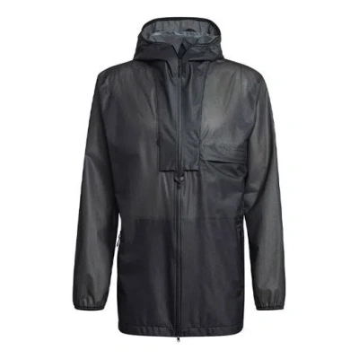 Adidas Originals Men's Y-3 Ss21 Nylon Waterproof Jacket Black