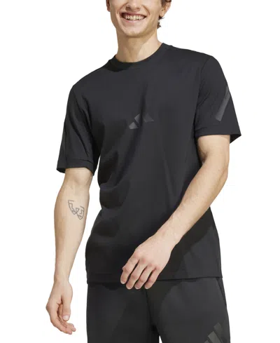 Adidas Originals Men's Z.n.e. Short Sleeve Crewneck T-shirt In Black