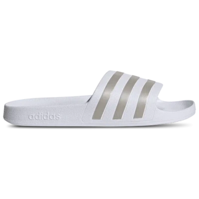 Adidas Originals Mens Adidas Adilette Aqua Slides In White