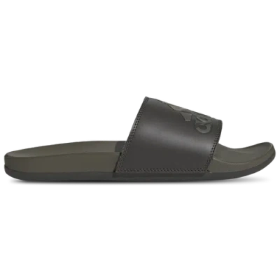 Adidas Originals Mens Adidas Adilette Comfort Slides In Shadow Olive/olive Strata/olive Strata