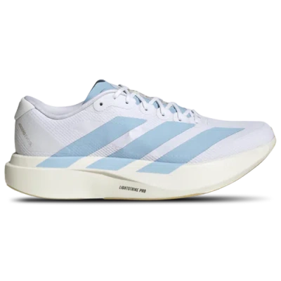 Adidas Originals Mens Adidas Adizero Evo Sl 2 In Footwear White/clear Blue/matte Gold
