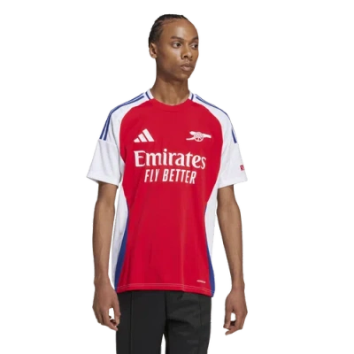 Adidas Originals Arsenal Home Shirt Authentic 2024 2025 Adult In Better Scarlet/white