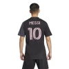 Adidas Originals Mens Lionel Messi Adidas Inter Miami Away Jersey In Black